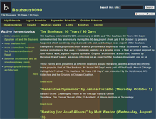 Tablet Screenshot of bauhaus9090.org